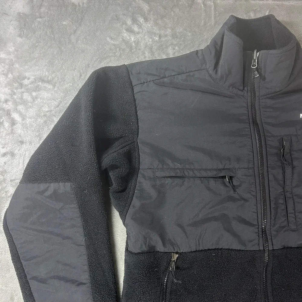 The North Face Jacket Mens Medium Black Fleece Full Zip Polartec Outdoor